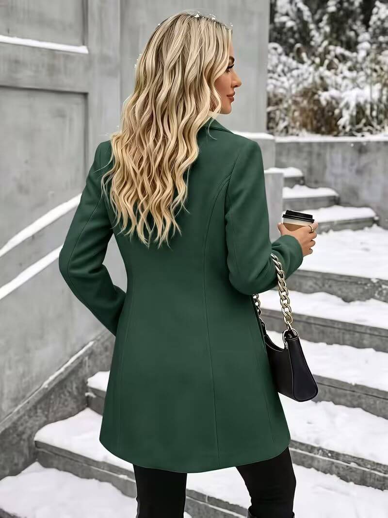 Eline™ - Comfortable coat with standing collar