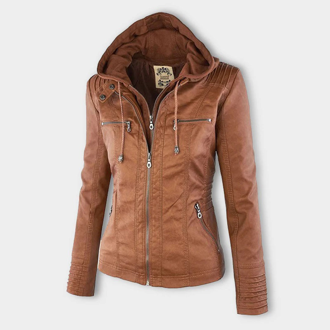 Monica | Leather Biker Jacket