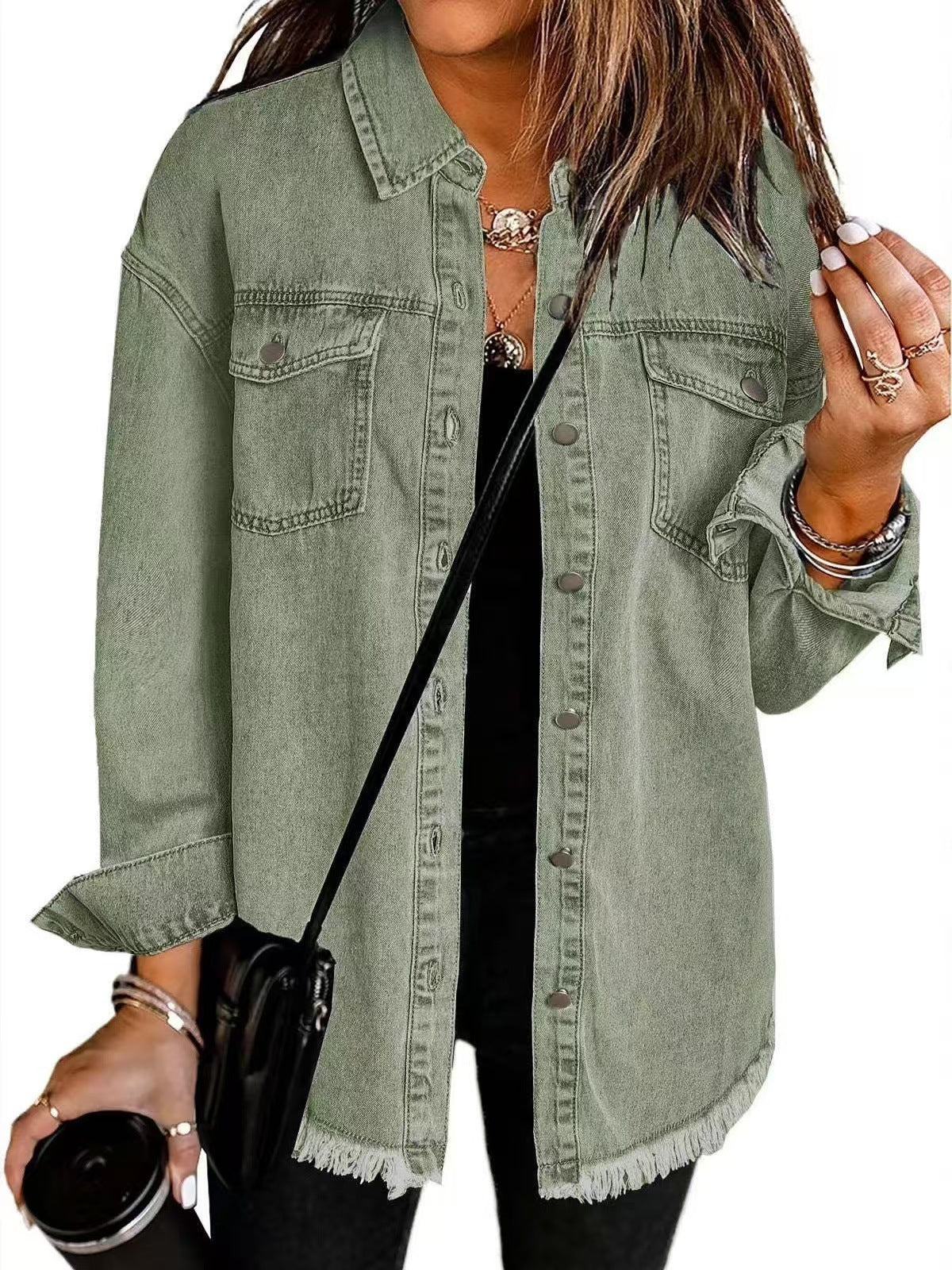 Katja | Relaxed-Fit Statement Denim Jacket
