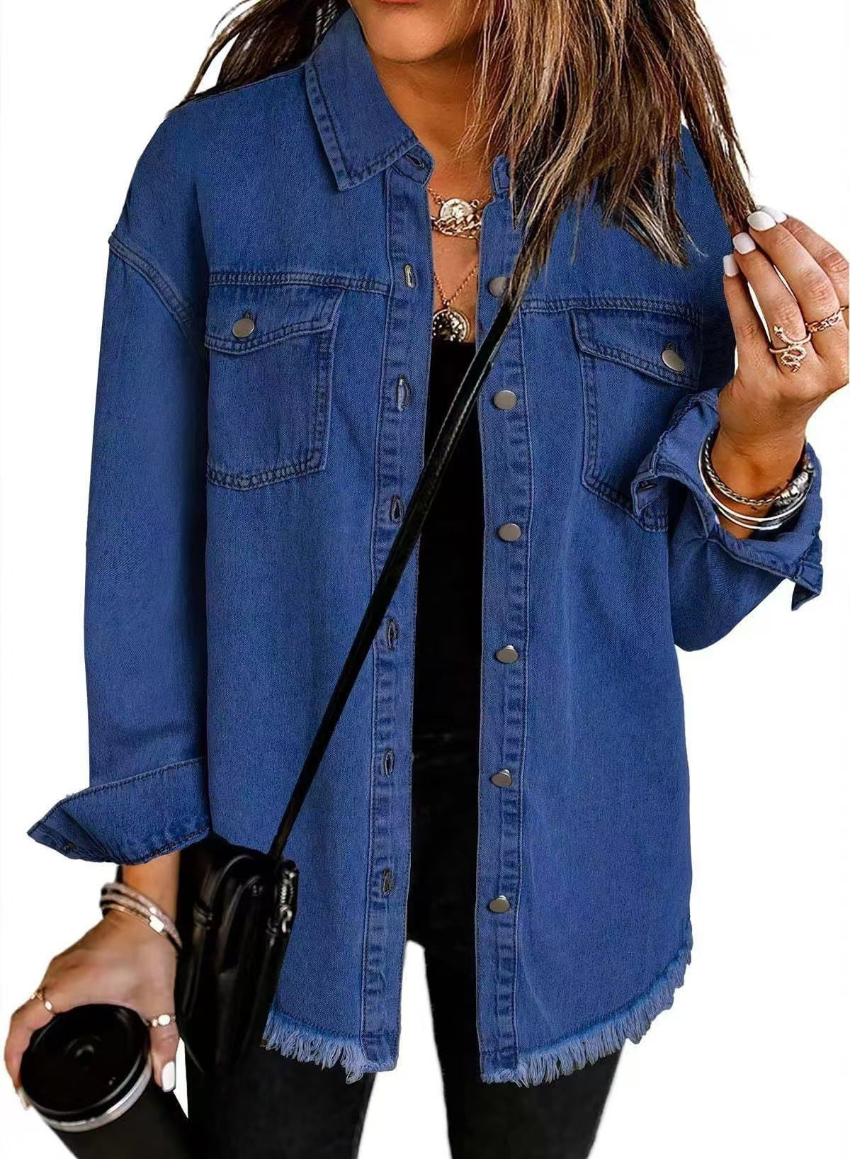 Katja | Relaxed-Fit Statement Denim Jacket
