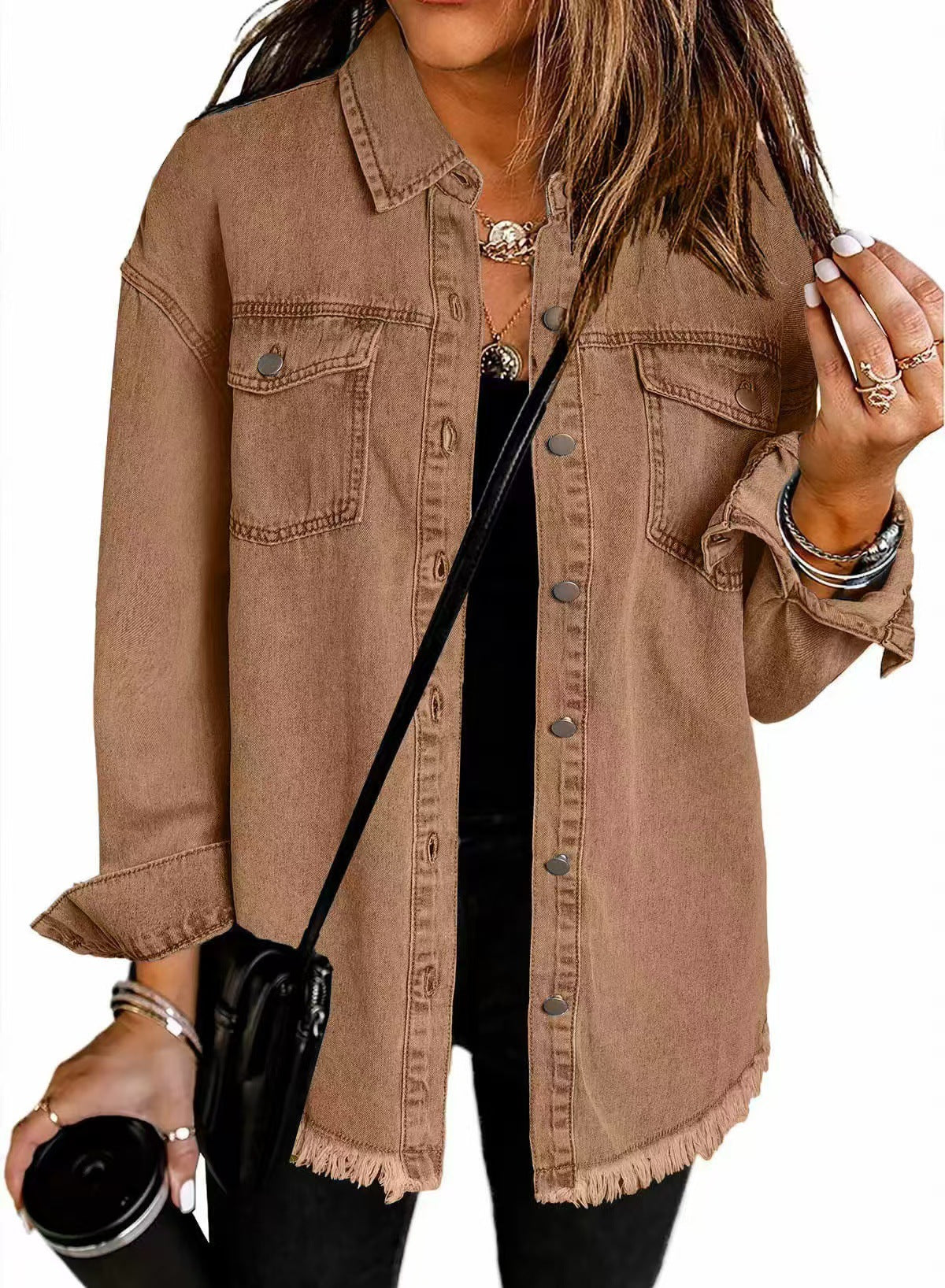 Katja | Relaxed-Fit Statement Denim Jacket