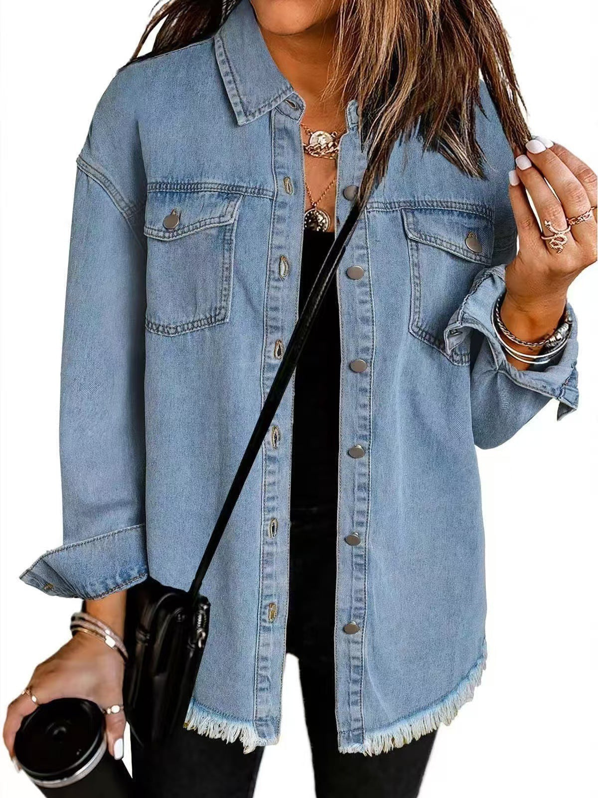 Katja | Relaxed-Fit Statement Denim Jacket
