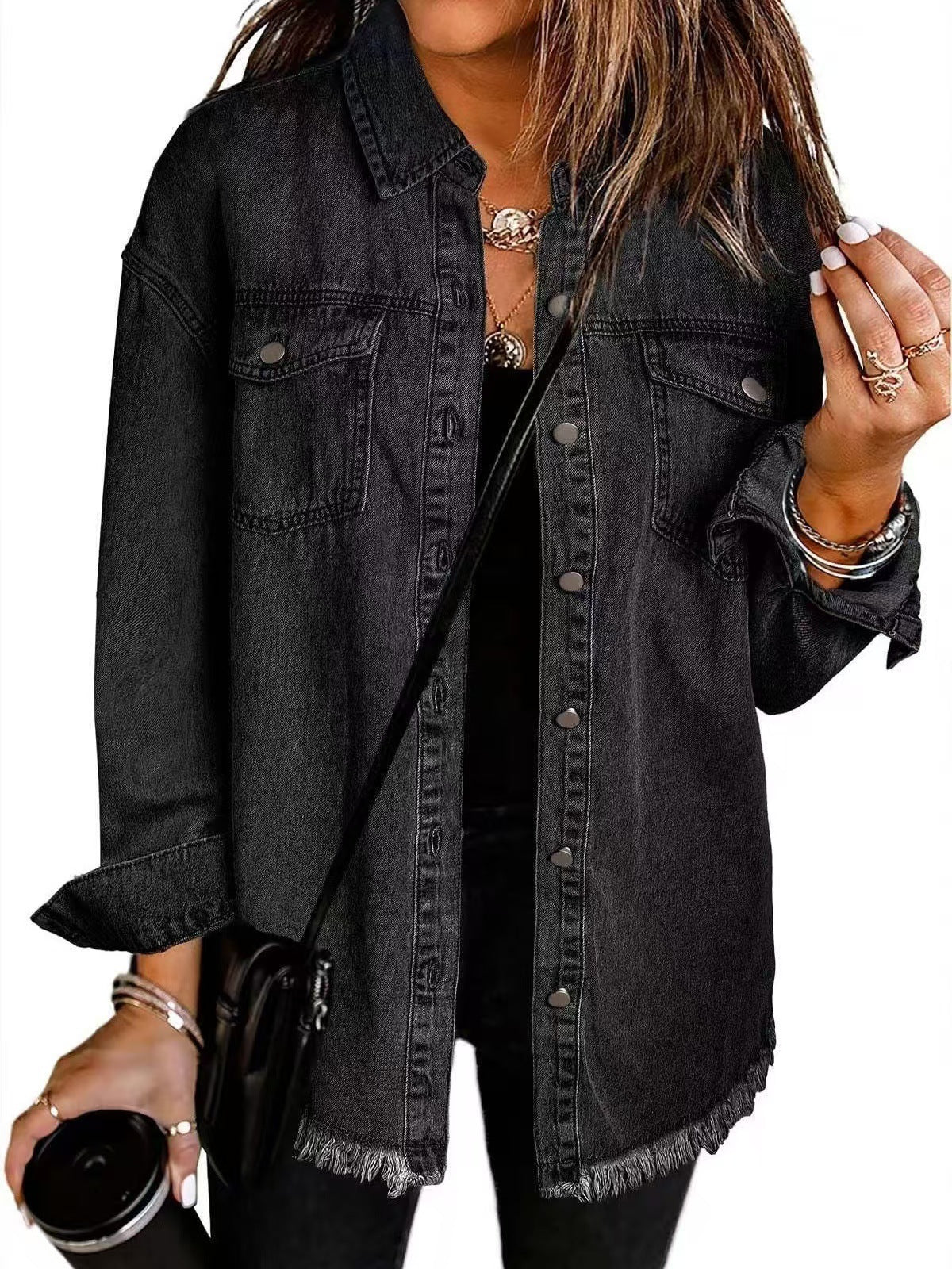 Katja | Relaxed-Fit Statement Denim Jacket