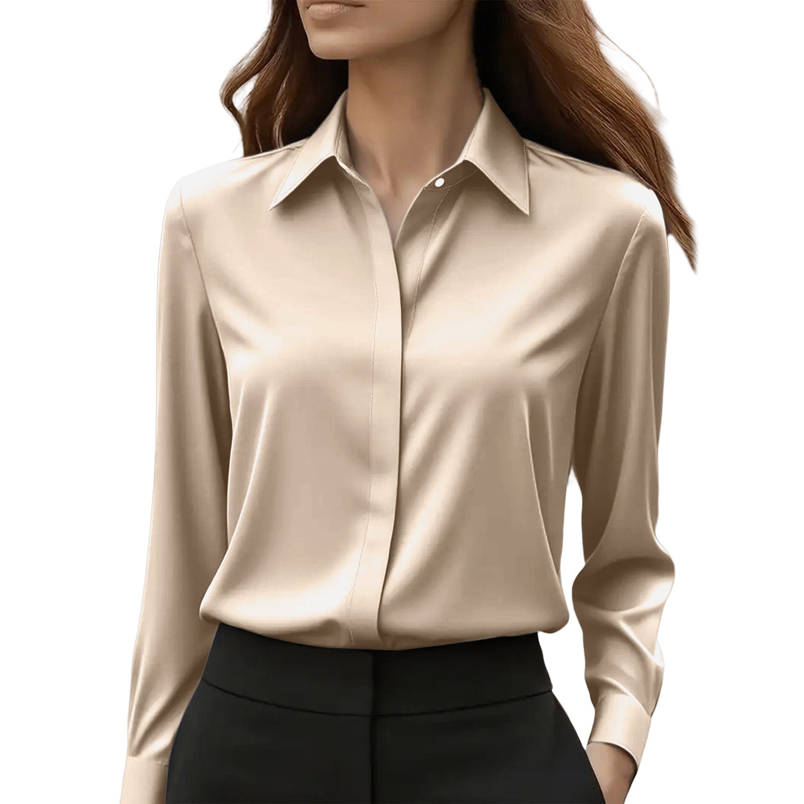 Luna | Women's Elegant Silk Blouse Timeless