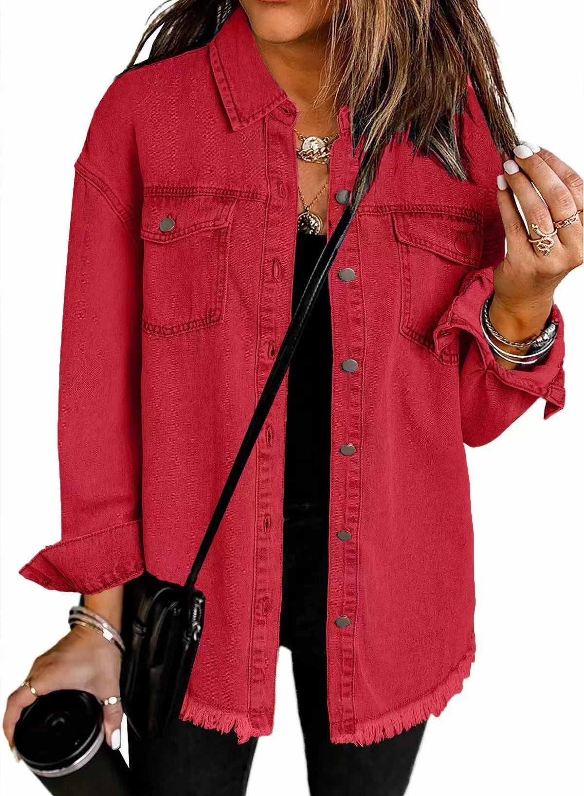 Katja | Relaxed-Fit Statement Denim Jacket