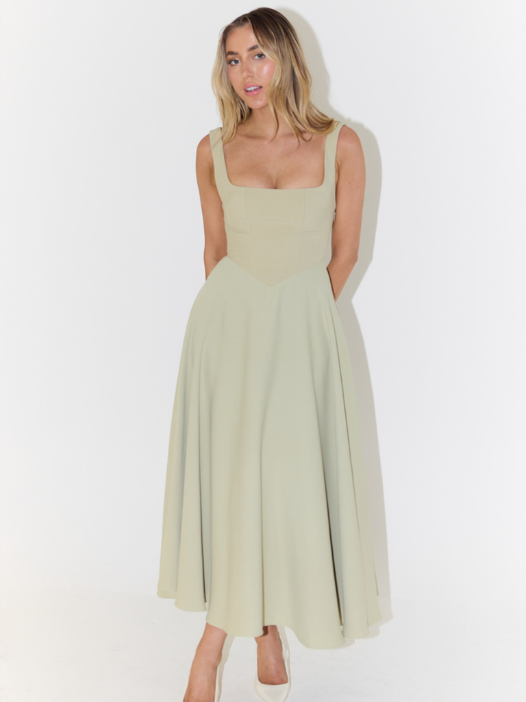 Aveline™ | Classic Midi Dress