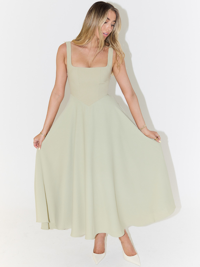 Aveline™ | Classic Midi Dress