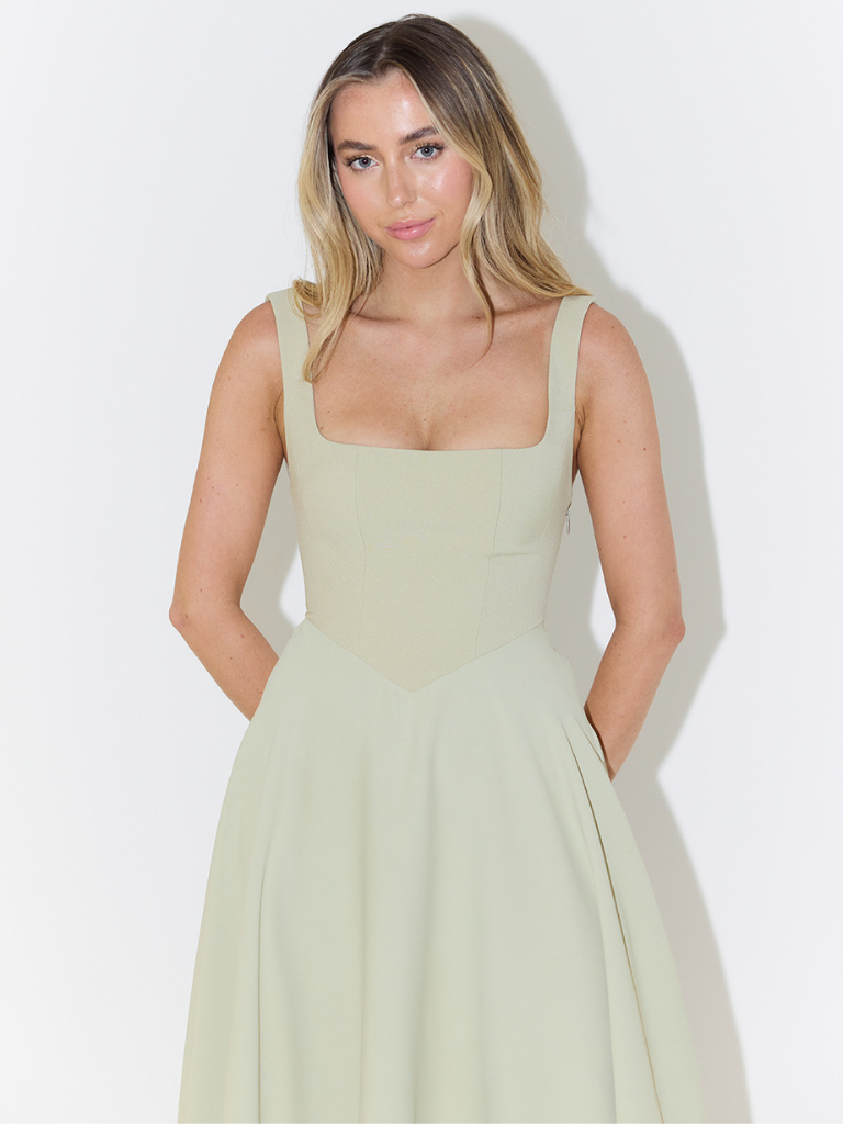 Aveline™ | Classic Midi Dress
