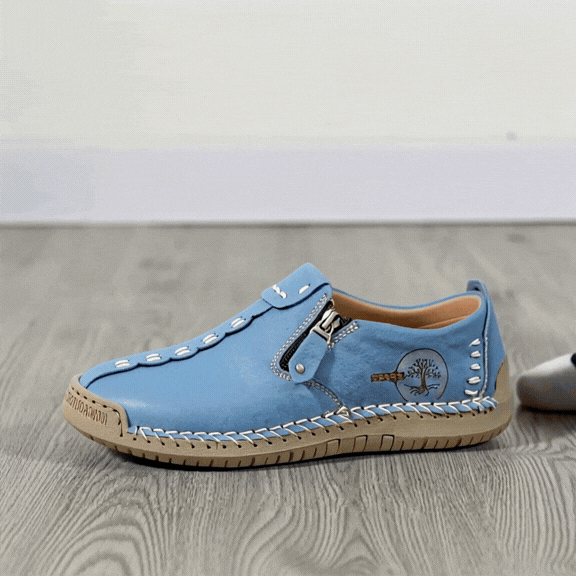 ELISE | Comfort Zip-Up Orthopaedic Loafers