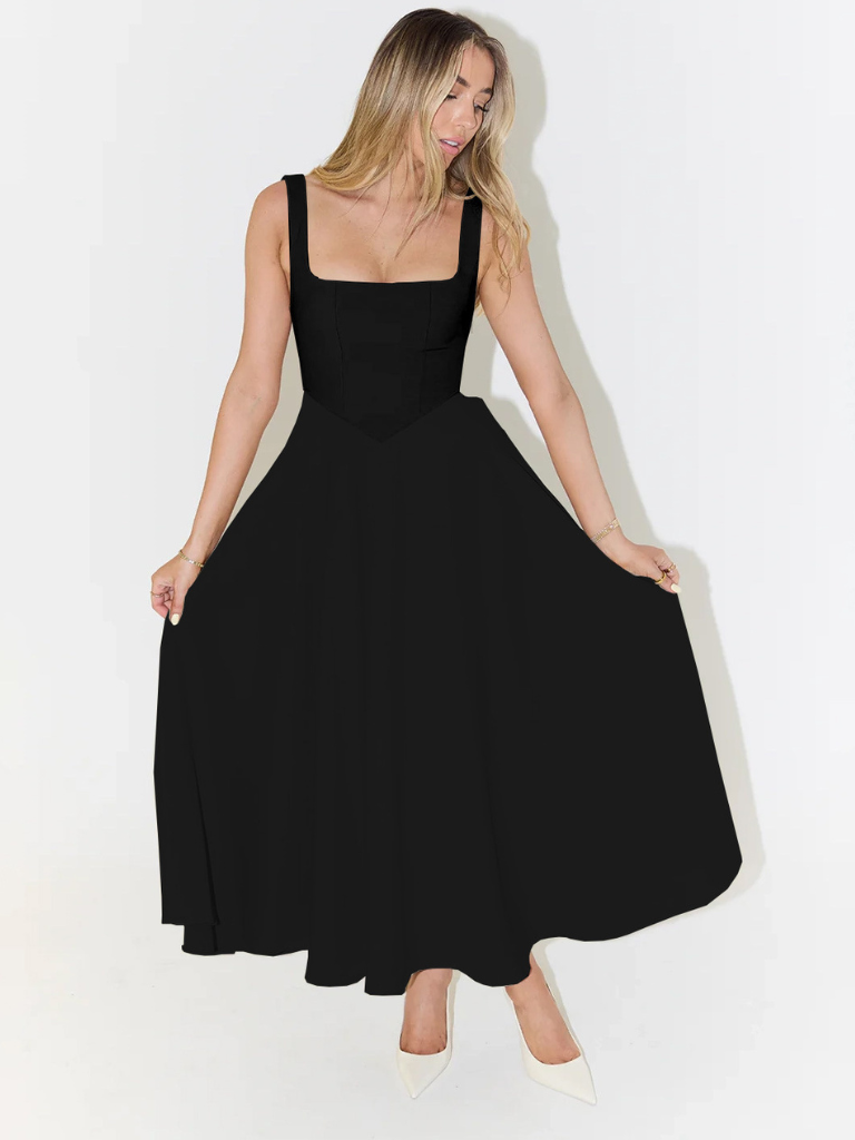 Aveline™ | Classic Midi Dress