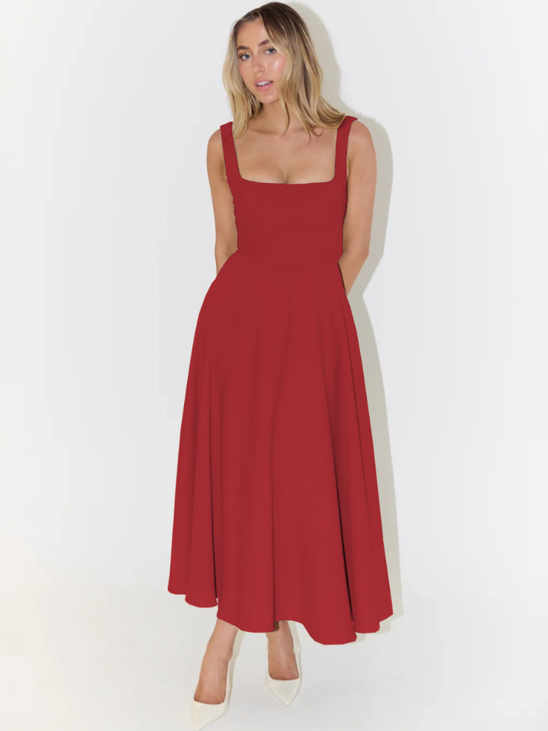 Aveline™ | Classic Midi Dress