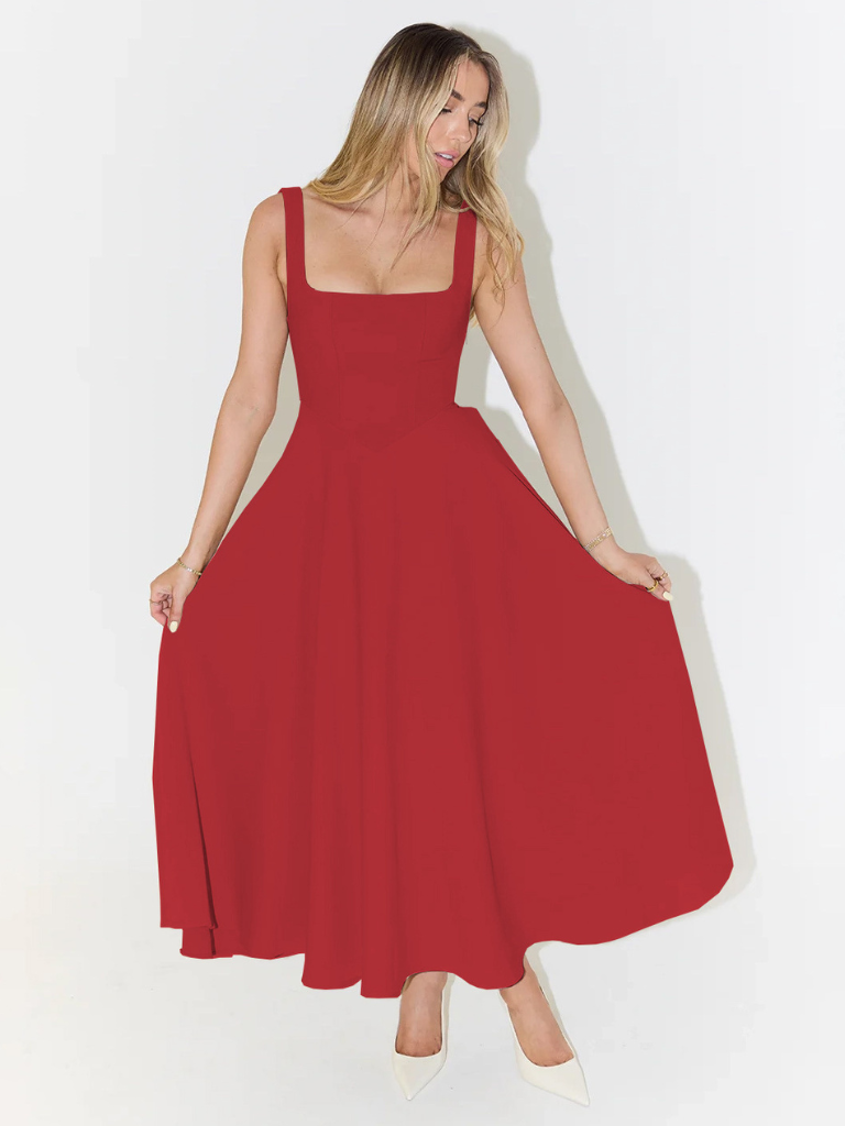 Aveline™ | Classic Midi Dress