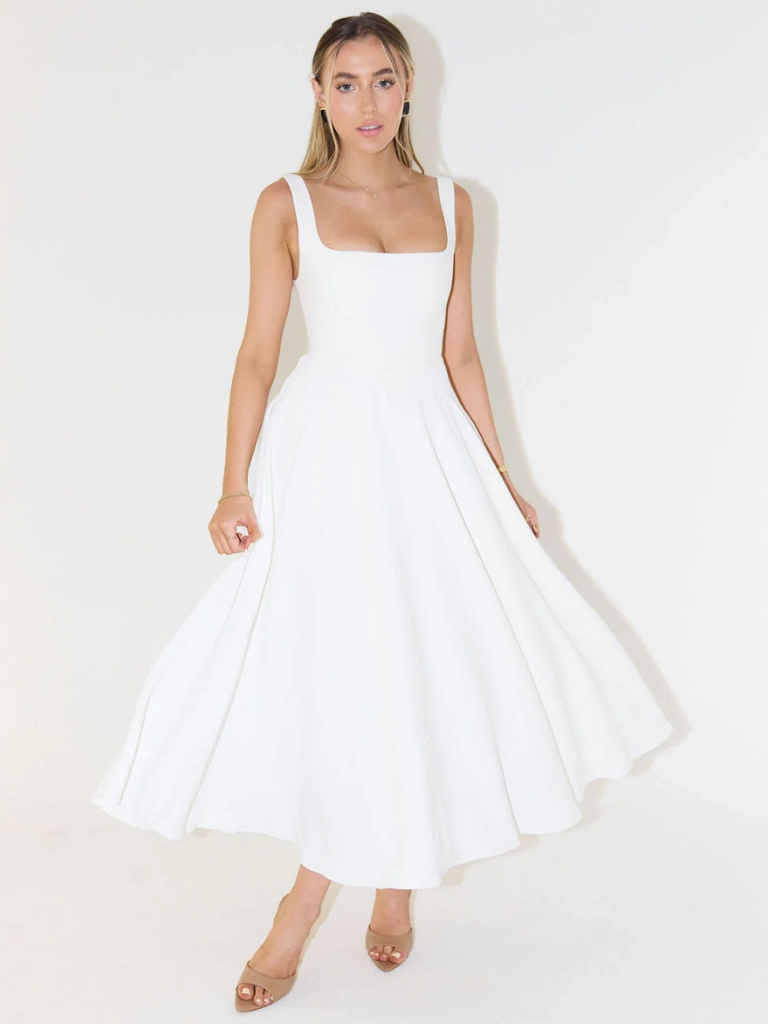 Aveline™ | Classic Midi Dress
