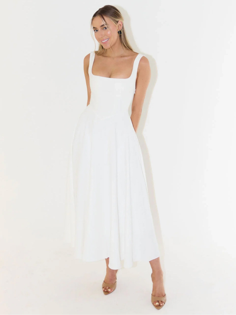 Aveline™ | Classic Midi Dress
