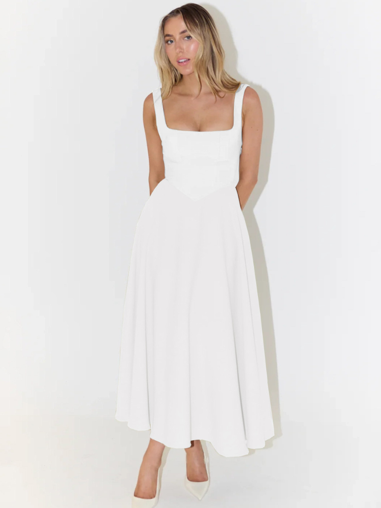 Aveline™ | Classic Midi Dress