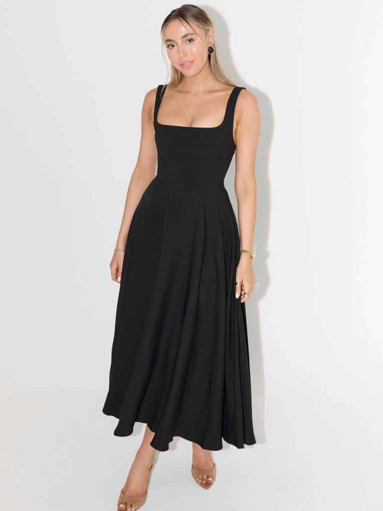 Aveline™ | Classic Midi Dress