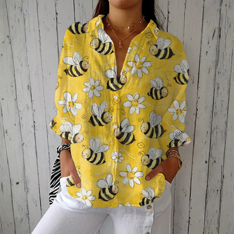 Claudine | Honeybee Lightweight Blouse