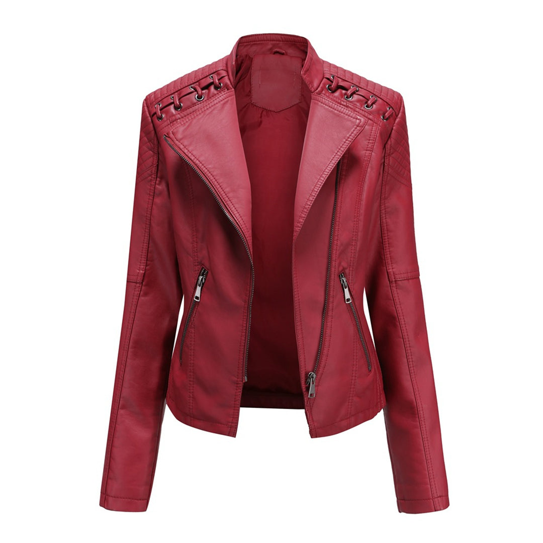 Marguerite | Asymmetric Quilted Moto Jacket