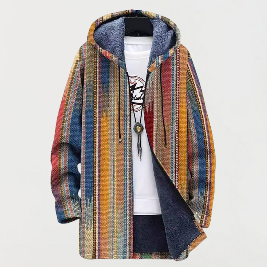 Hayden | Stripe Print Coat