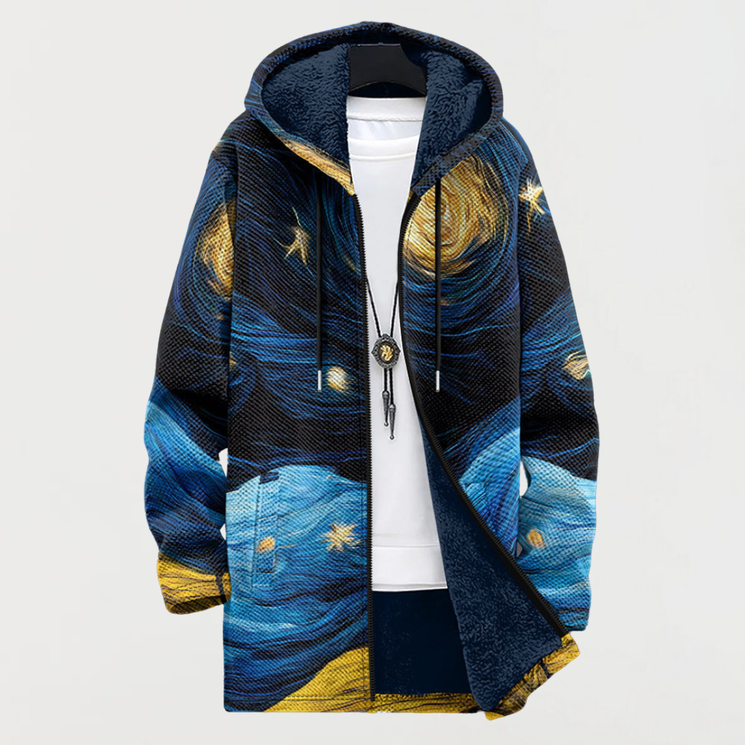 Harper | Celestial Print Coat