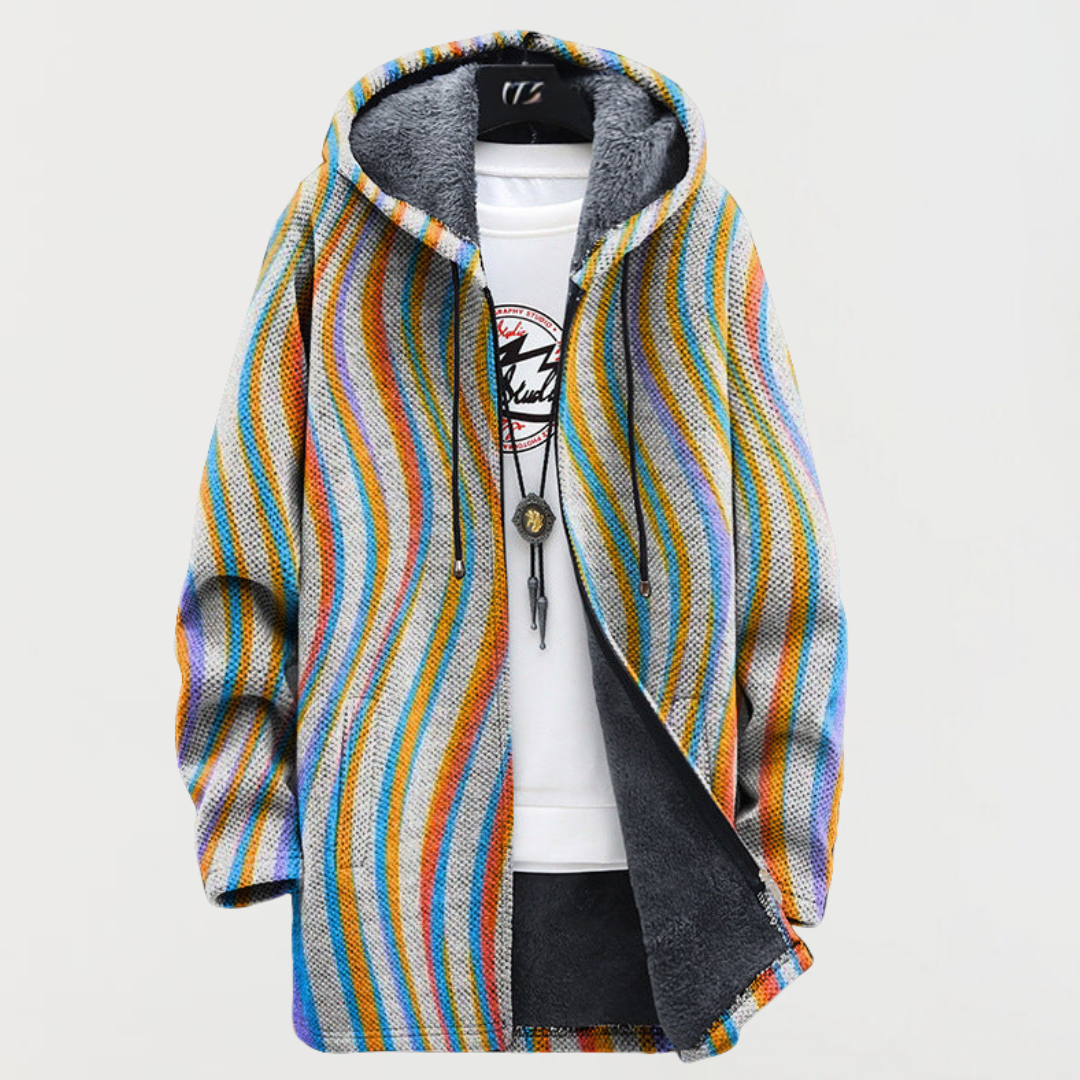 Frankie | Wave Stripe Coat