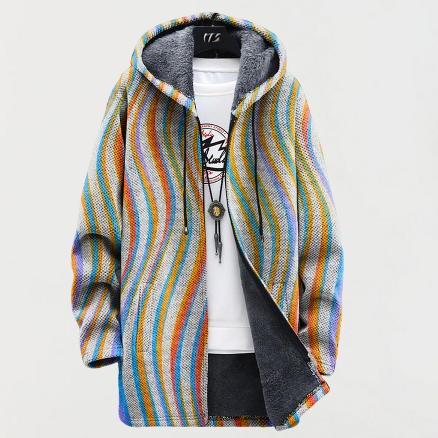 Frankie | Wave Stripe Coat