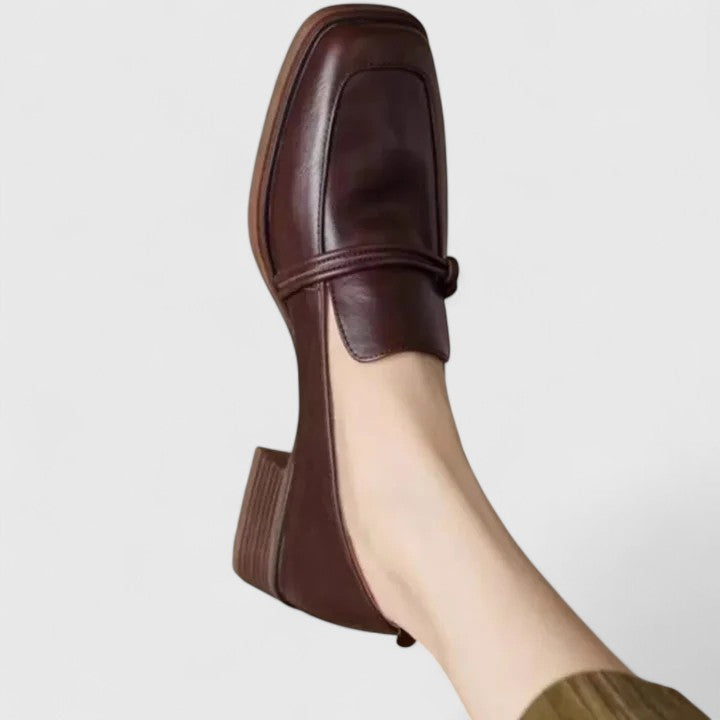 Michèle Square Toe Moccasins