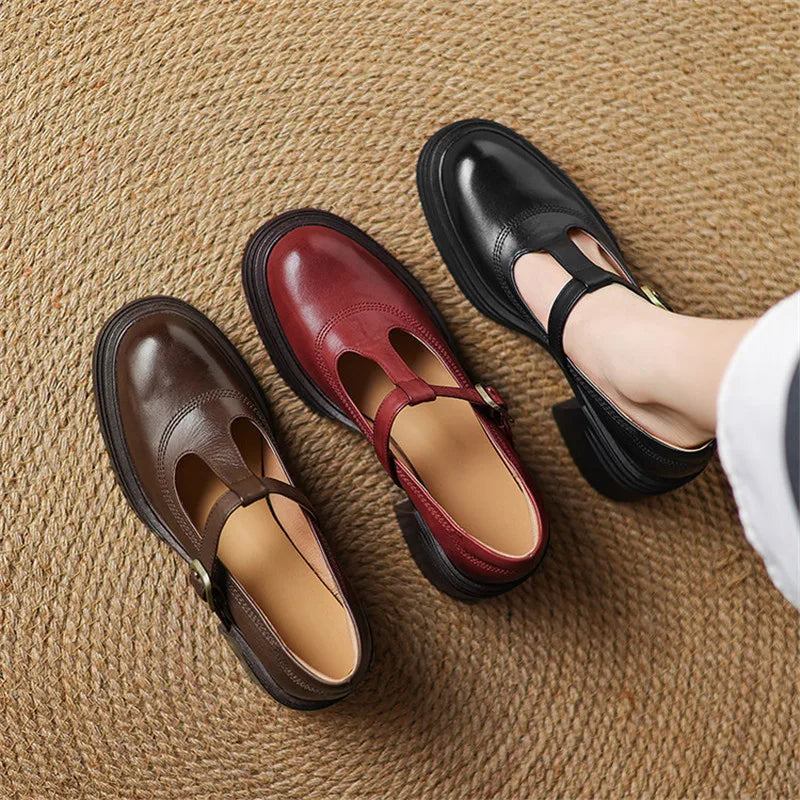 Elise Mary Jane with Block Heel