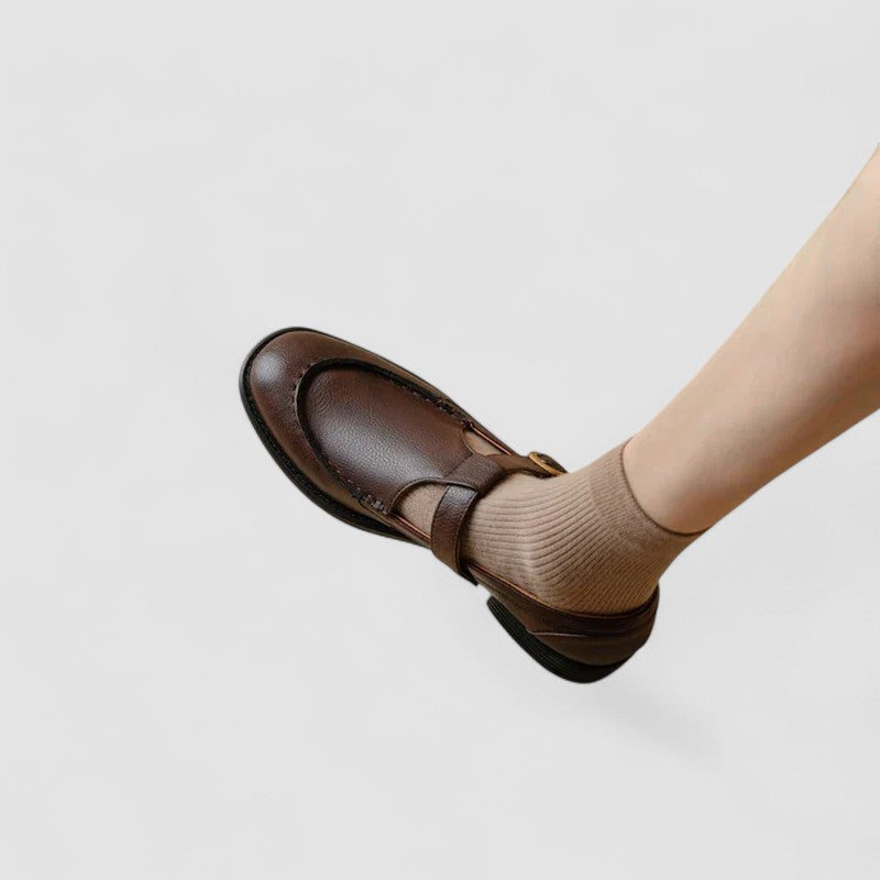Nathalie Square Toe Baby Shoes