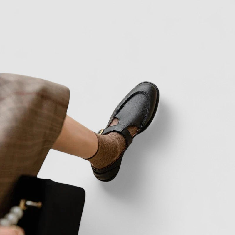 Nathalie Square Toe Baby Shoes