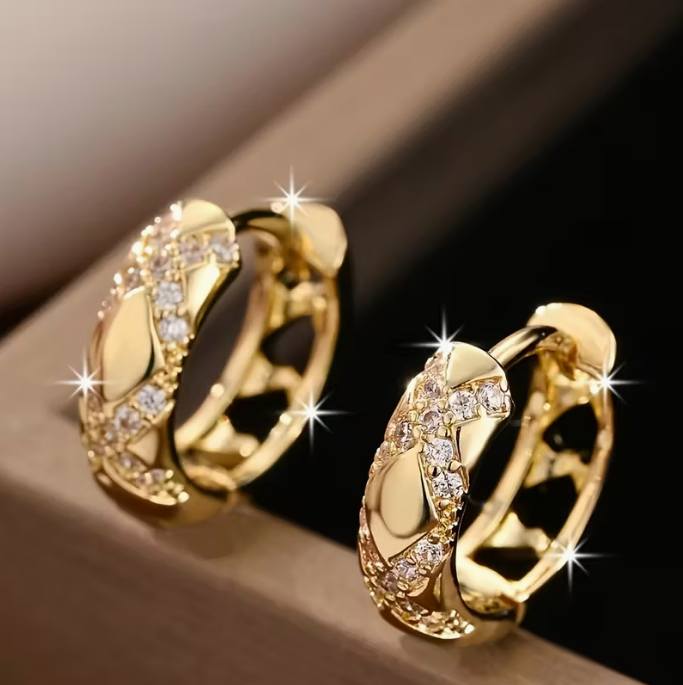 Timeless Radiance Luxe Hoop Earrings