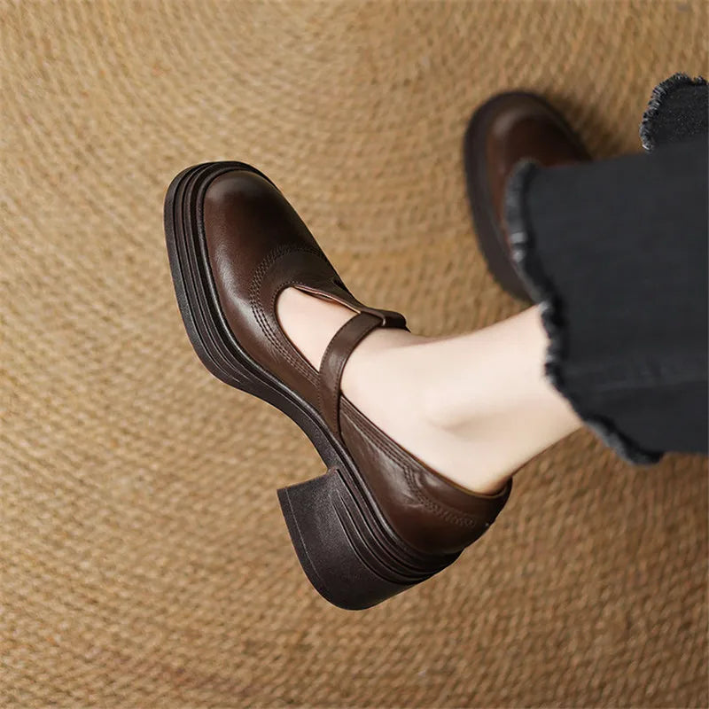 Elise Mary Jane with Block Heel
