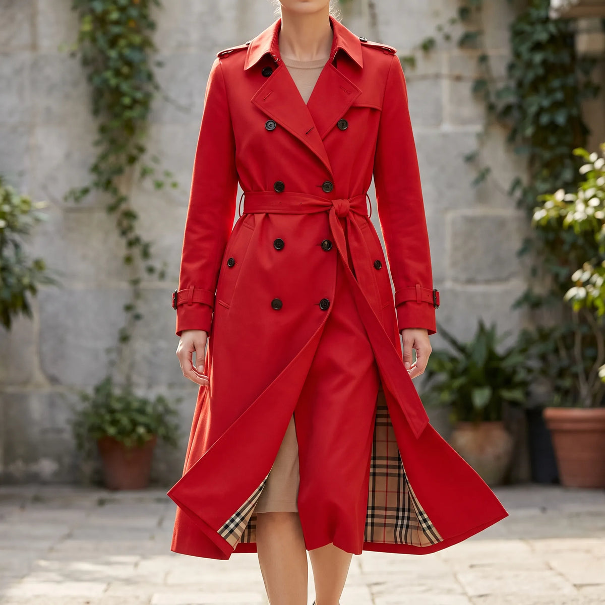 Trenchique - Classic Double-Breasted Trench Coat