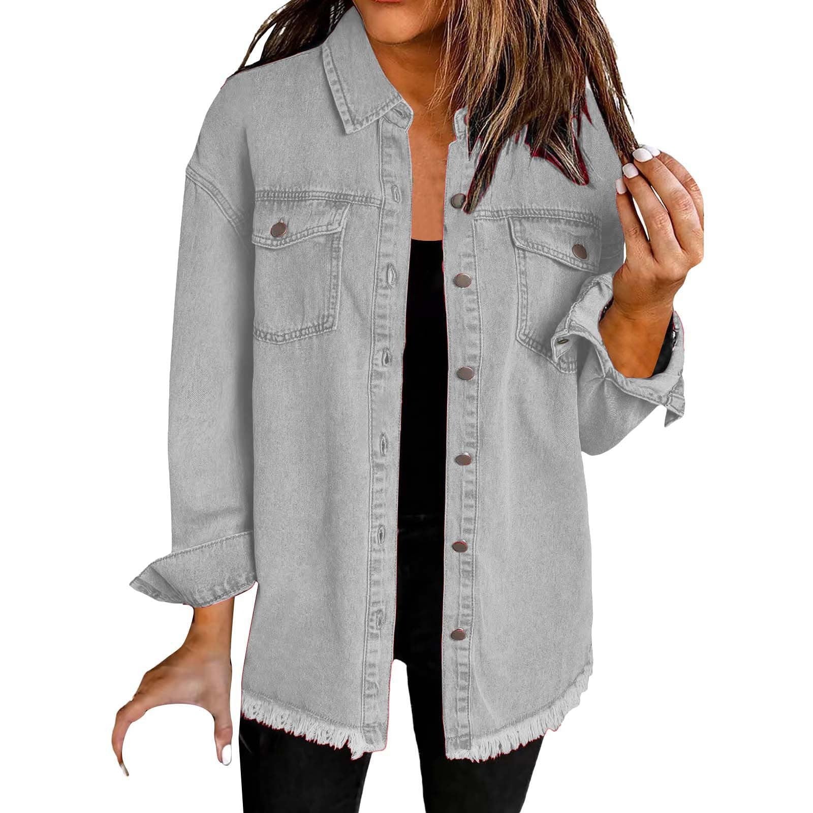 Katja | Relaxed-Fit Statement Denim Jacket