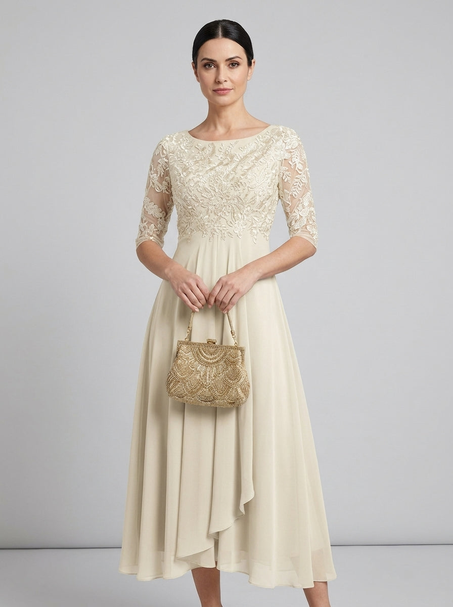 Aveline™ | Ruched Midi Dress