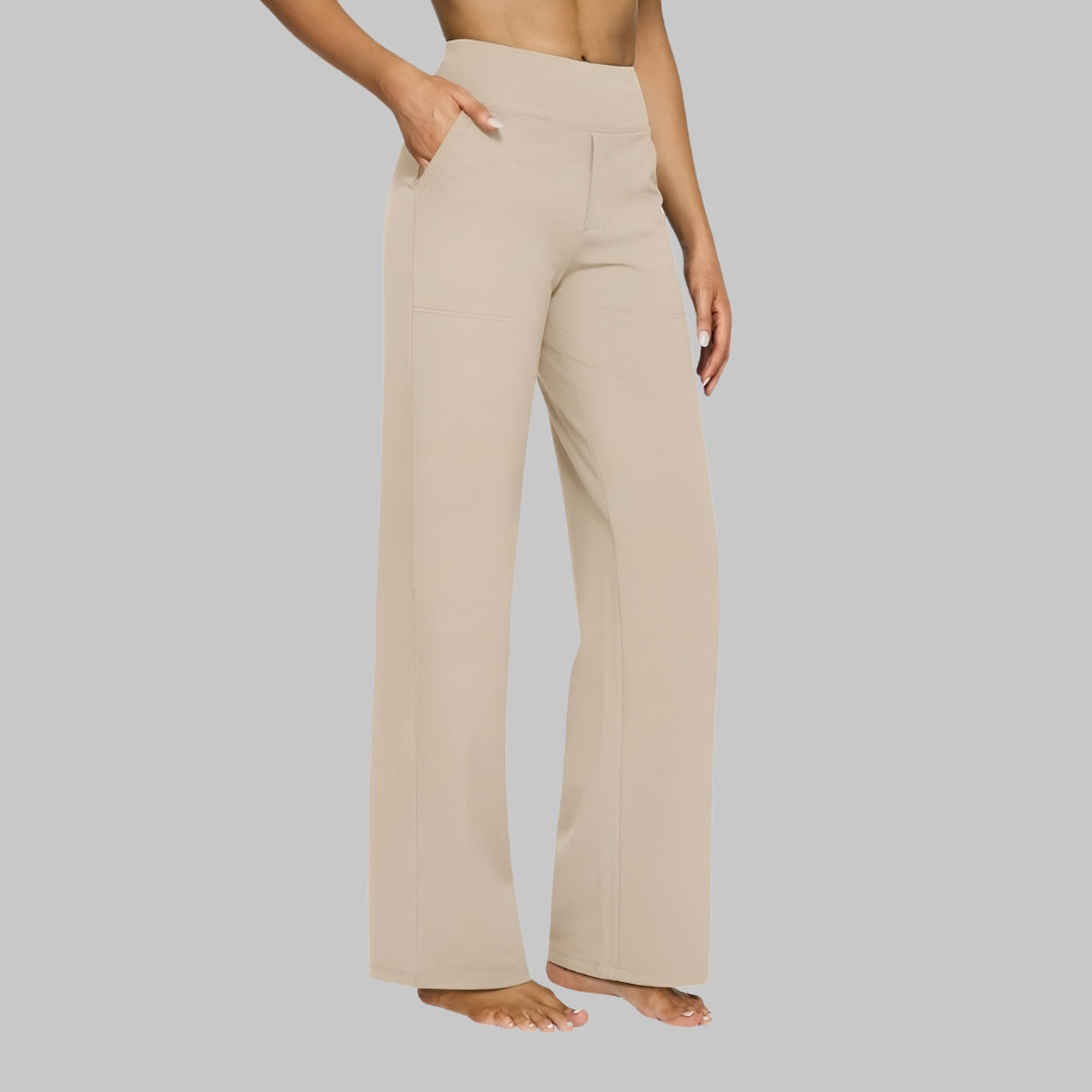 Women's Comfort Stretch Trousers with Pockets