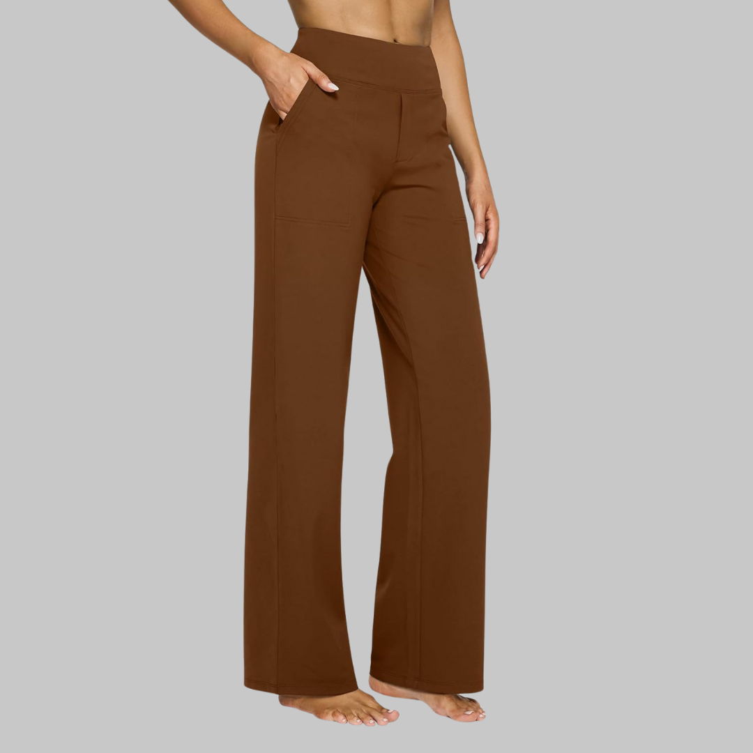 Women's Comfort Stretch Trousers with Pockets