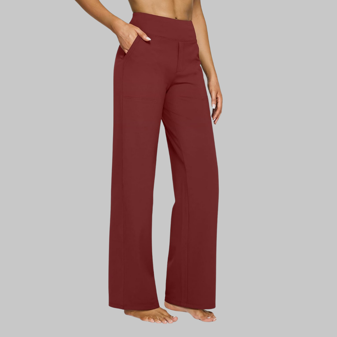 Women's Comfort Stretch Trousers with Pockets