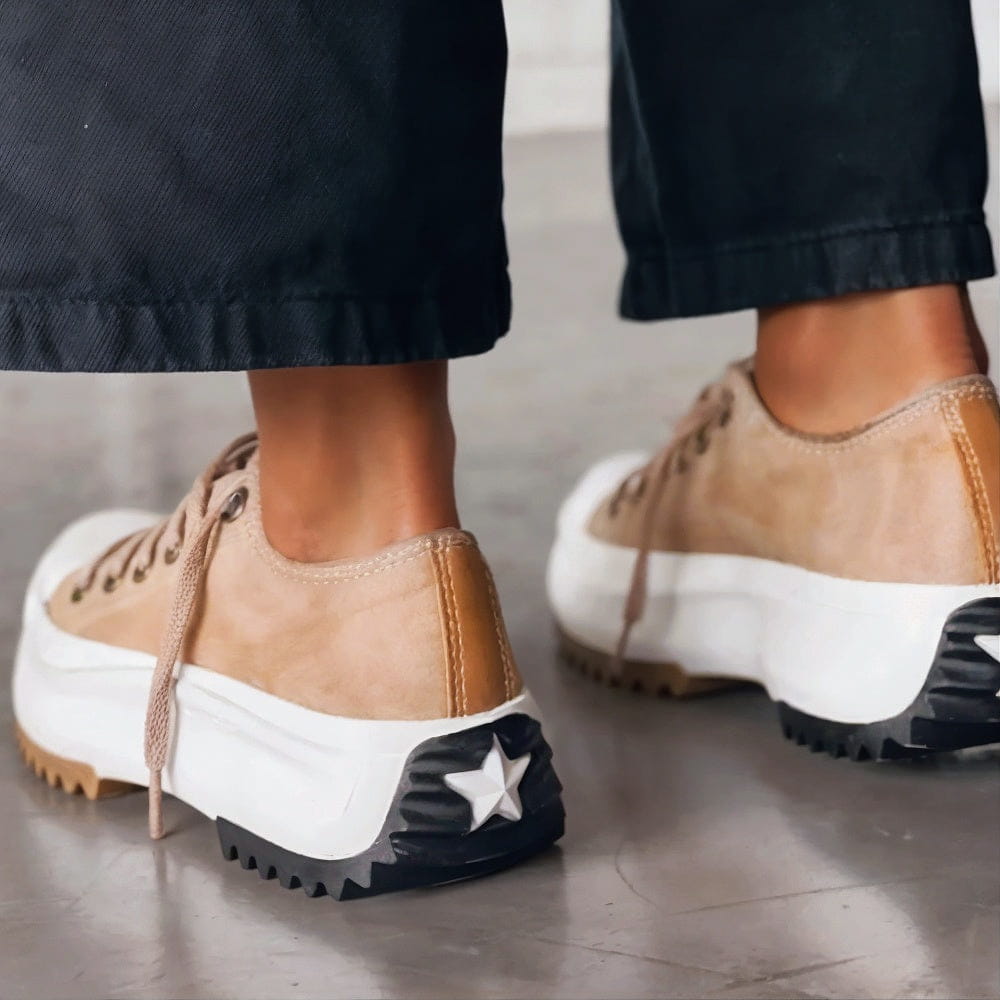 Bettina | Platform Sneakers with Serrated Sole
