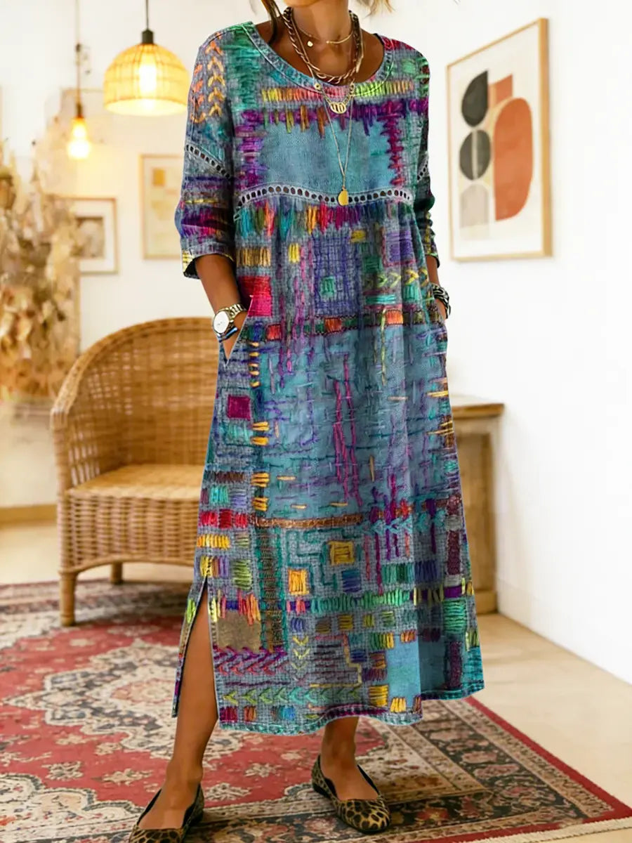 Sabine™ — BOHEMIAN PRINT MAXI DRESS