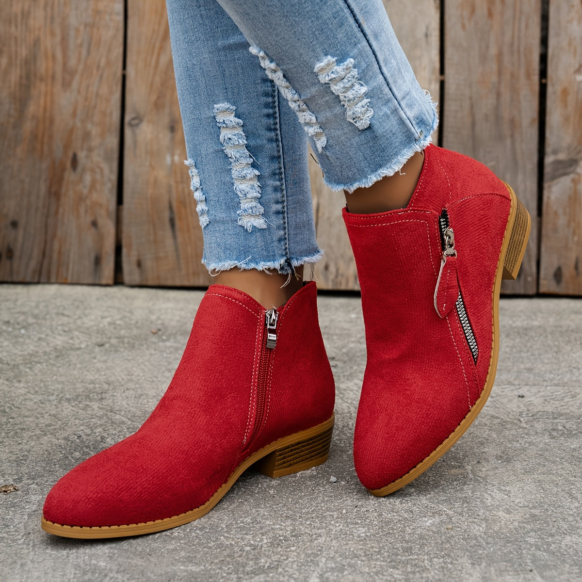 Lona | Stylish Suede Ankle Boots