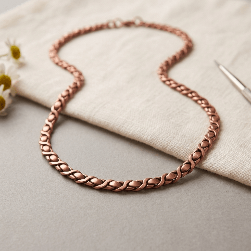 Cedar Copper Necklace