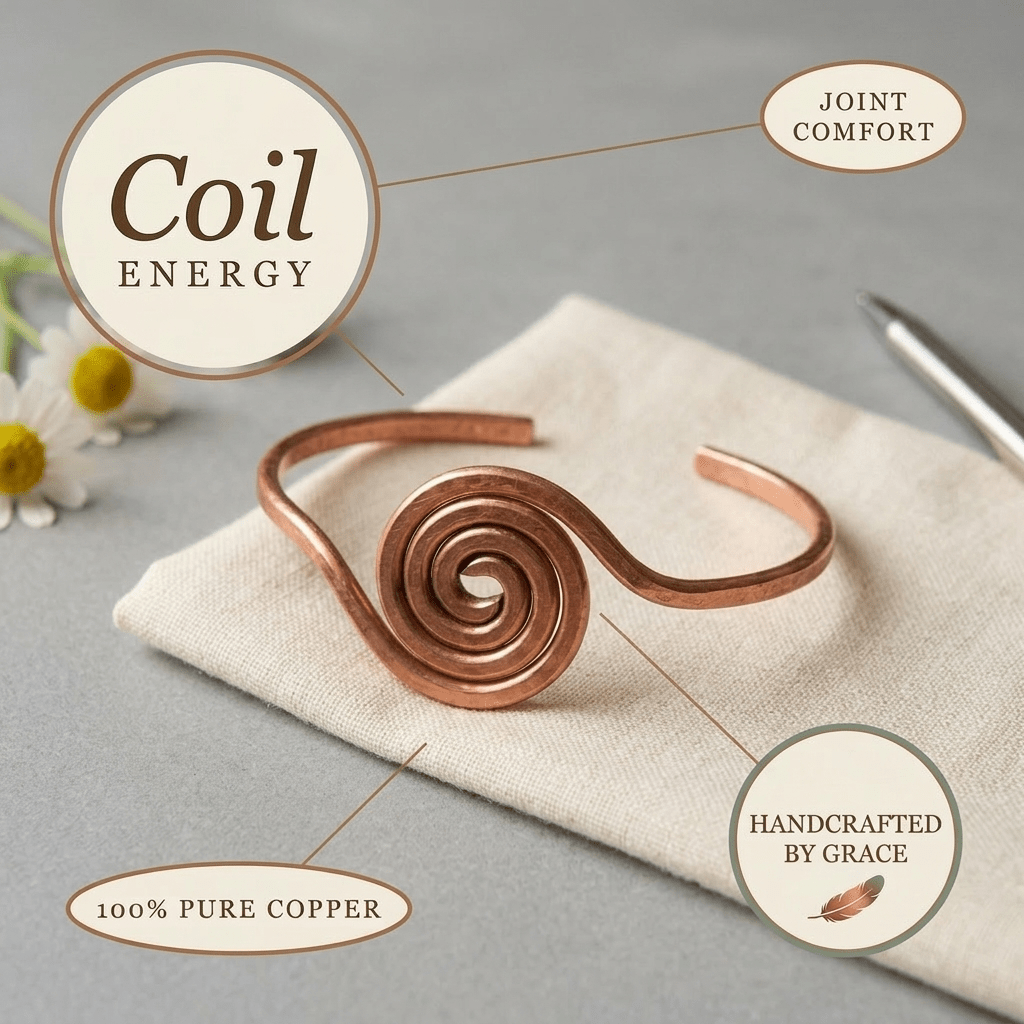 Coil Copper Anklet