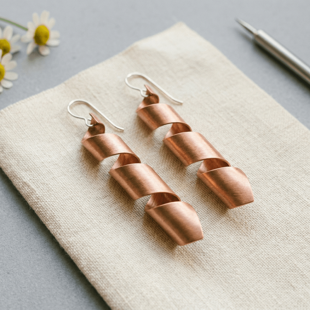 Dusk Copper Earrings