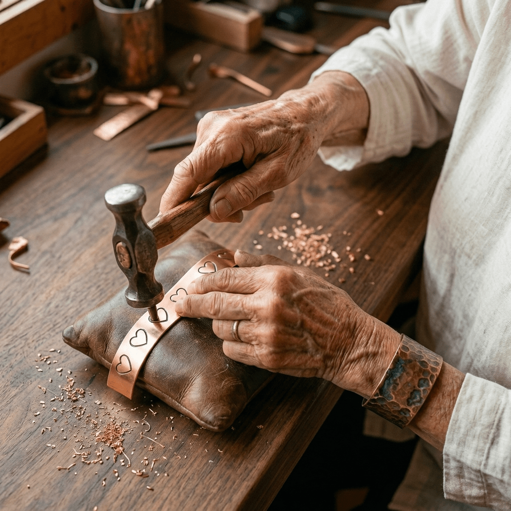 Hearth Copper Bracelet