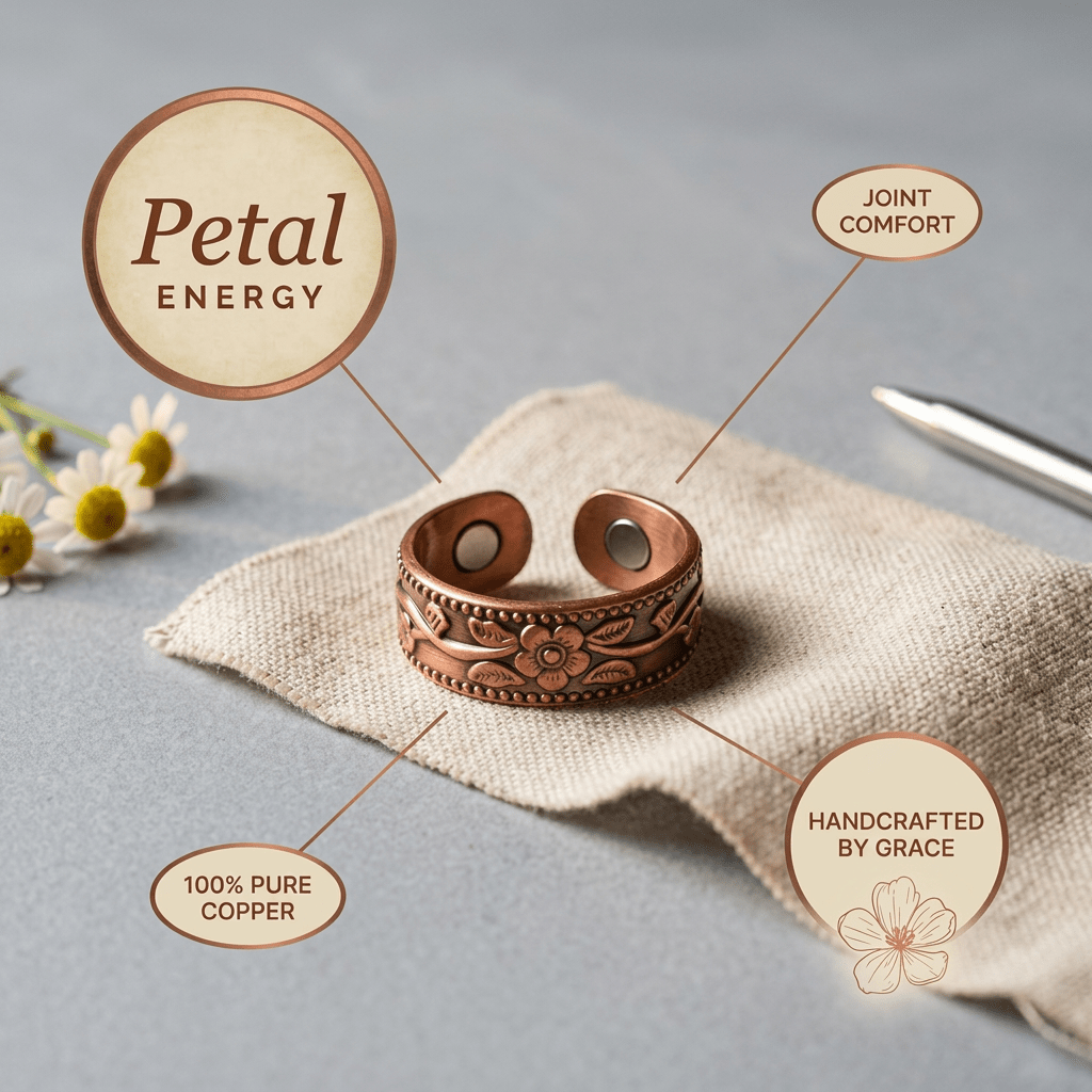 Petal Copper Ring