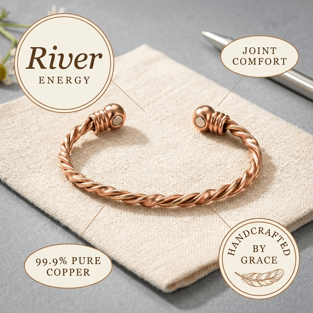 River Copper Bracelet