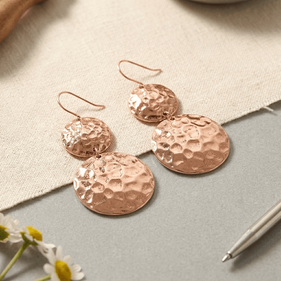 Solstice Copper Earrings