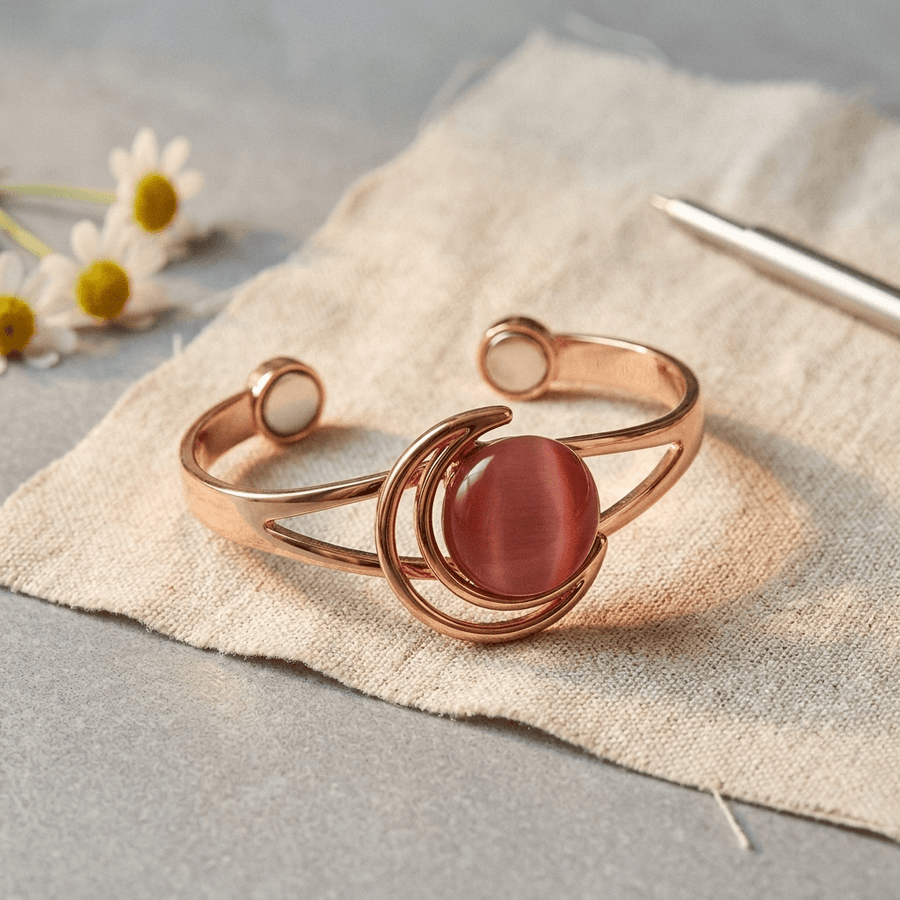 Grace's Sphere Pink Copper Bracelet