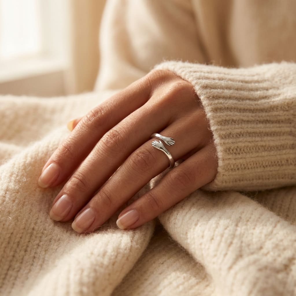 Hug Hands Ring | Minimalist Ring